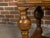 Danish Langeland Late 19th Century Oak Table With Carved Apron and Turned Legs For Sale - Image 4 of 12