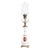 19th Century Oil Lamp in Bronze, Ceramic, and Glass For Sale - Image 6 of 6