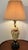 Mid Century Chinoiserie Asian Figural Warrior Chalkware Lamp 22" For Sale - Image 9 of 11
