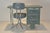 In industrial style this office furniture were designed and produced in France in the 1950ties. Tubularsteel chromium...