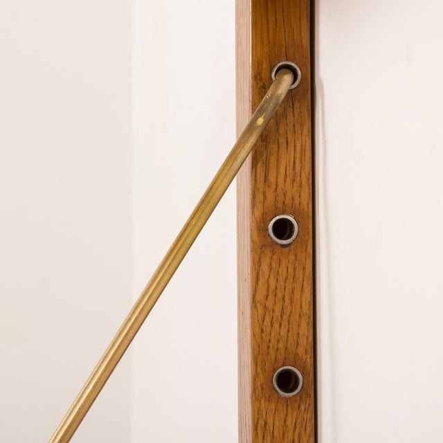 Vintage Scandinavian Shelving Unit in Oak, 1960s For Sale - Image 6 of 11