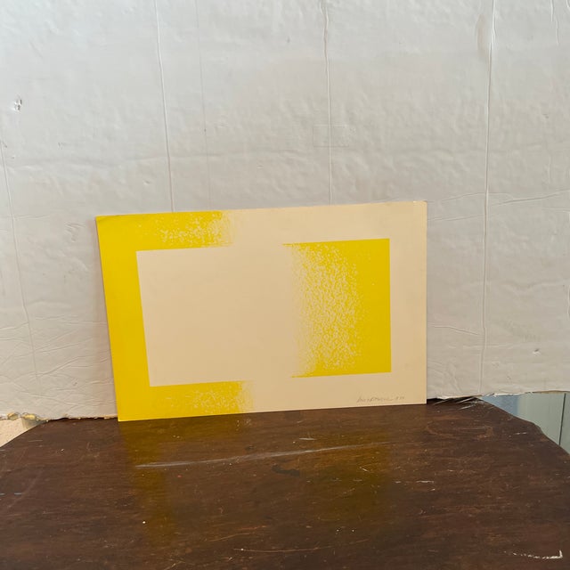 1970’s /mid century modern/ Op Art Lithograph excellent vintage condition with sharp corners and edges, clean borders,...