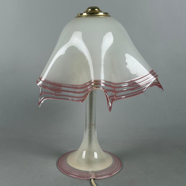 Handkerchief Table Lamp in Murano Glass, 1970s For Sale - Image 15 of 15