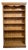 Antique English Country Pine Bookcase Bookshelf Tall Narrow Open Shelf C1900 For Sale
