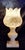 Stone Vintage Table Lamp in Cream-White Alabaster, 1970s For Sale - Image 7 of 7