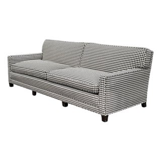 1950s Sofa with Houndstooth Upholstery For Sale