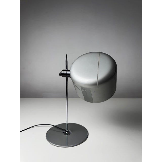 Mid-Century Modern Vintage Italian Coupé Table Lamp by Joe Colombo for Oluce, 1970s For Sale - Image 3 of 14