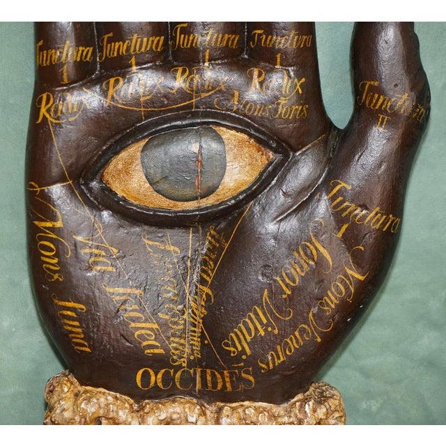 19th Century 19th Century Fortune Tellers Painted Palmistry Advertising Sign For Sale - Image 5 of 18