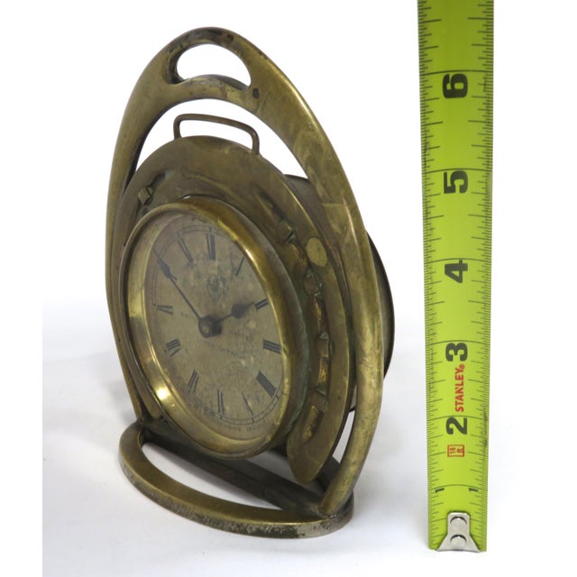 Unusual Antique Solid Bronze Horseshoe & Stirrup Equestrian Motif Desk