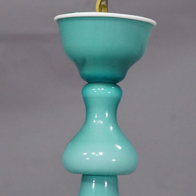 Murano Art Glass Chandelier by Gio Ponti for Venini 1940s For Sale - Image 6 of 11