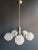 Vintage 1970s Space Age Atomic Chrome Chandelier For Sale - Image 6 of 6