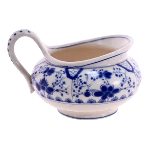 Blue & White Cream Pitcher