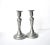 Rococo Pair of Antique 18th-Century French Pewter Candle Sticks For Sale - Image 3 of 10
