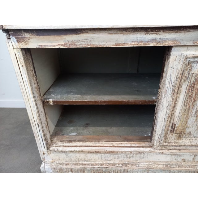 Weathered Bank with Sliding Doors, 1930s For Sale - Image 6 of 18