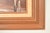 Rikard Lindström Original Signed Oil Painting on Canvas of Ships in Harbor in Carved Wood Frame For Sale - Image 10 of 13