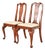 Henkel Harris Queen Anne Solid Cherry Wood Side Chairs or Dining Chairs | Pair For Sale