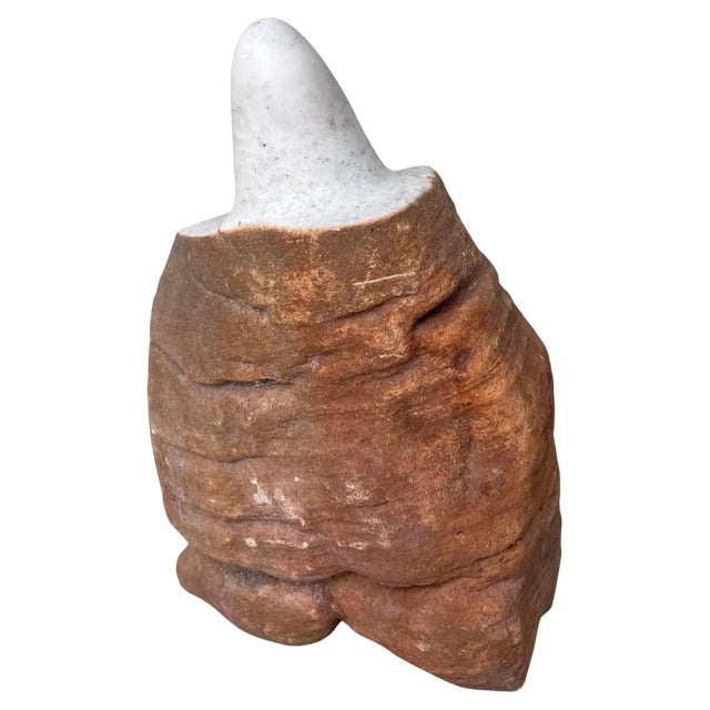 On Top It Is Bright Marble Sculpture by Tom Von Kaenel For Sale