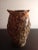 Boho Chic Speckled Glaze Ceramic Owl Figurine Vase For Sale - Image 3 of 8