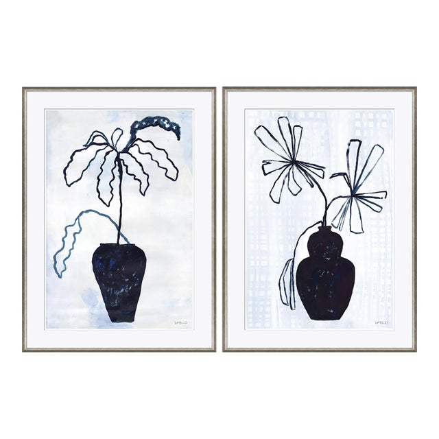 San Augustin and Palm Tree by Susan Hable For Sale