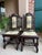 1900 - 1909 Set 4 Antique French Dining Chairs Barley Twist Renaissance Carved Oak Green 1900 For Sale - Image 5 of 18