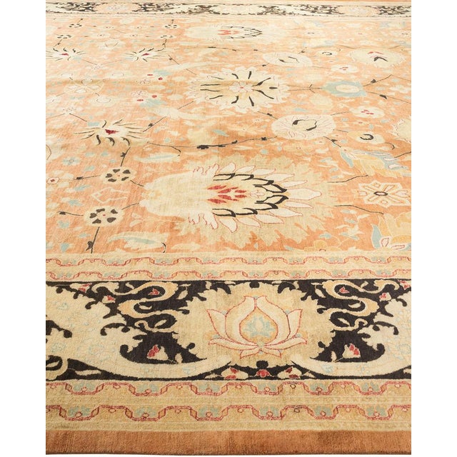 Mogul Collection Hand-Knotted Area Rug - Brown 12' 0" x 18' 6" For Sale - Image 4 of 9