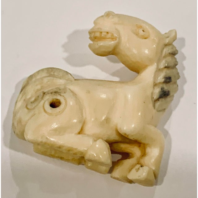 Antique Japanese Netsuke of a Reclining Horse For Sale - Image 11 of 12