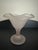 Late 20th Century Vintage Late 20th Century Frosted Pink Glass Dessert Pedestal Bowl For Sale - Image 5 of 10