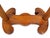 19th C Austrian / German Carved Column Biedermeier Oval Library Desk For Sale - Image 15 of 18
