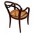 1900 - 1909 Vienna Secession Bent Oak & Cane Children's Chair No. 14 Attributed to Thonet For Sale - Image 5 of 11