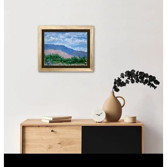 Contemporary "Nevada Desert Landscape" Contemporary Impressionist Style Oil Painting For Sale - Image 3 of 12