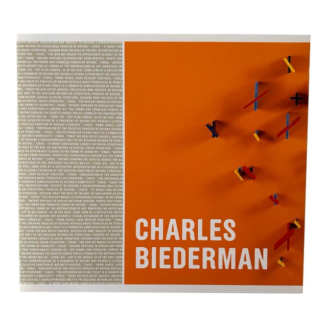 Art Book-Charles Biederman by Neil Juhl Larsen, Softcover 2003 For Sale