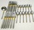 1990s Pfaltzgraff Golden Crossroads Stainless Steel Flatware - 61 Piece Set For Sale - Image 13 of 18