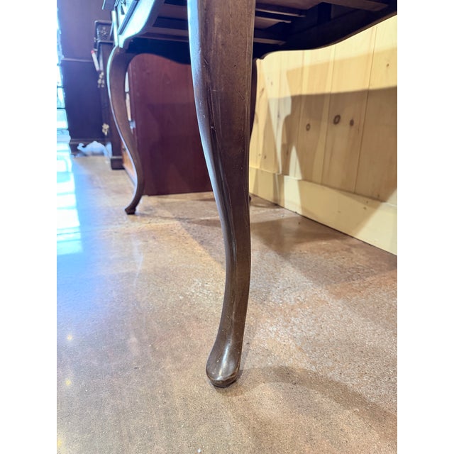 Vintage South Cone Louis XV Handcrafted Desk For Sale - Image 9 of 10