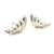 Authentic Tiffany & Co Puffed Omega Back Wing Earrings Non Pierced Sterling Silver Estate TIF939 These elegant Authentic...