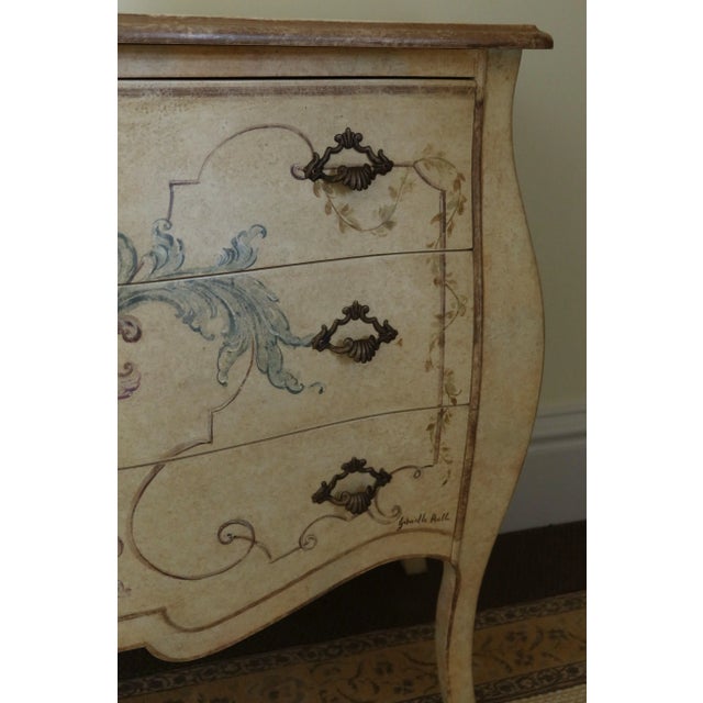 Decorative Crafts Venetian Paint Decorated Commode For Sale In Philadelphia - Image 6 of 9
