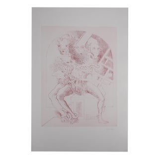 Popovic Ljuba, And the Major of Immensity, Engraving For Sale