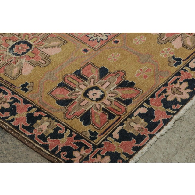 1950s Oversized Vintage Joshagan Persian Rug in Floral Geometric Pattern - Rug & Kilim For Sale - Image 5 of 6