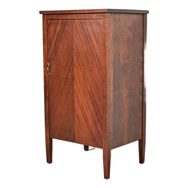 Antique Arts & Crafts Mahogany Music Cabinet, Circa 1900 For Sale