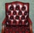 Georgian Oxblood Leather and Hardwood Gainsborough Library Armchair For Sale - Image 3 of 17