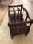 Wood Mahogany Chippendale Style Magazine Rack, Handley Johnson Grand Rapids For Sale - Image 7 of 10