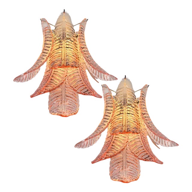 Italian Murano Sconces, 1990s, Set of 2 For Sale