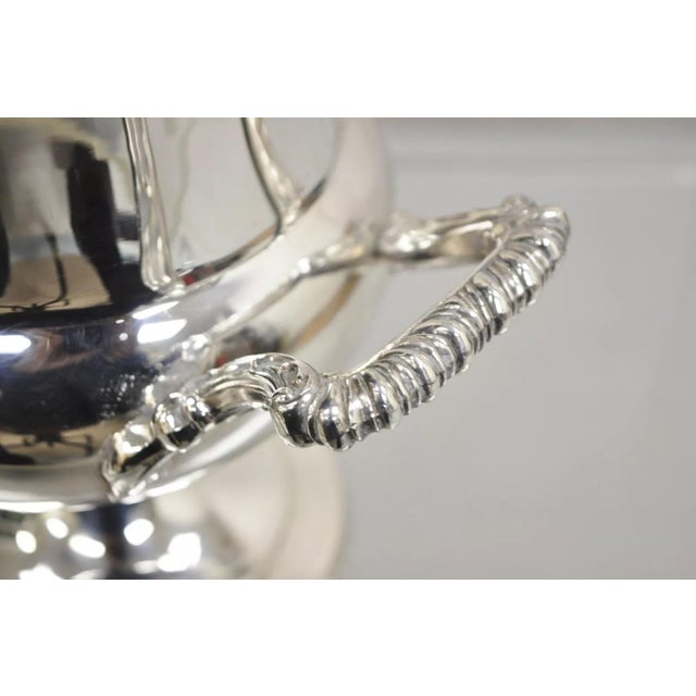 Metal Wm Rogers Silver Plated Twin Handle Trophy Cup Champagne Chiller Ice Bucet For Sale - Image 7 of 10