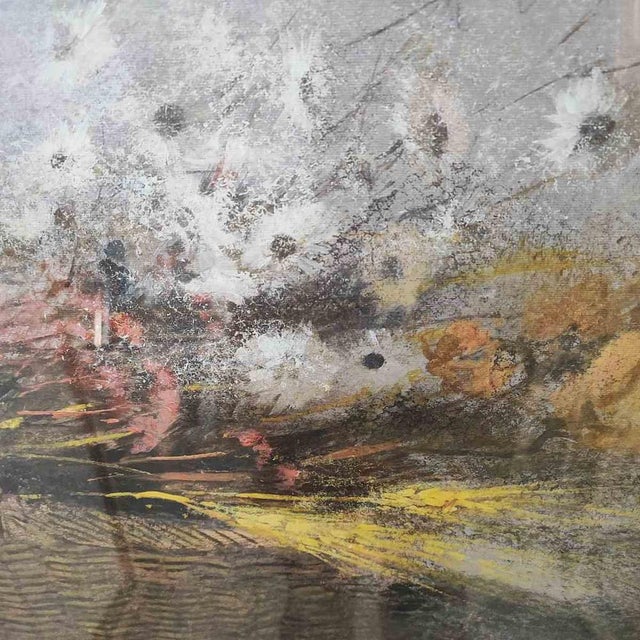 Renzo crociara lithograph 80 x 70 cm This piece is attributed to the mentioned designer/maker. It has no attribution mark...