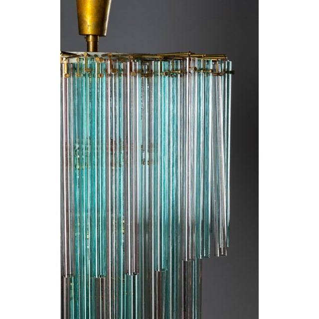 A large chandelier by Venini, created in 1964 to illuminate one of the dining rooms of the Grand Hotel Ambasciatori in...