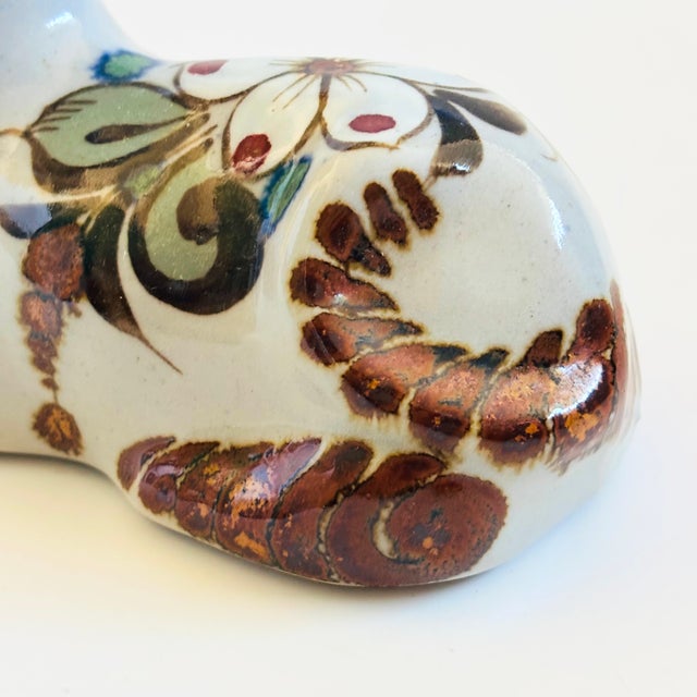 Vintage Ken Edwards Pottery Cat - Mexican Folk Art Pottery For Sale In San Francisco - Image 6 of 10