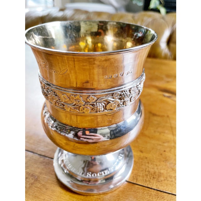 Early 19th Century 1815 English Sterling Silver Best Ram Trophy Cup For Sale - Image 5 of 8