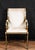 Empire French Armchair in Black Lacquer For Sale - Image 11 of 12