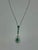 Natural 18k Gold Necklace, 1.31ct Emerald, 0.36ct Diamonds For Sale - Image 11 of 16
