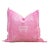Cerise Moroccan Silk Rug Pillow For Sale