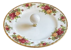 Vintage English Bone China Handled Serving Plate